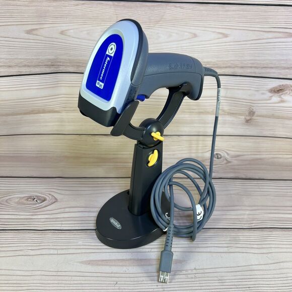Intermec SR30 Handheld Barcode Scanner USB Wired + Adjustable Symbol Stand WORKS - Picture 15 of 15